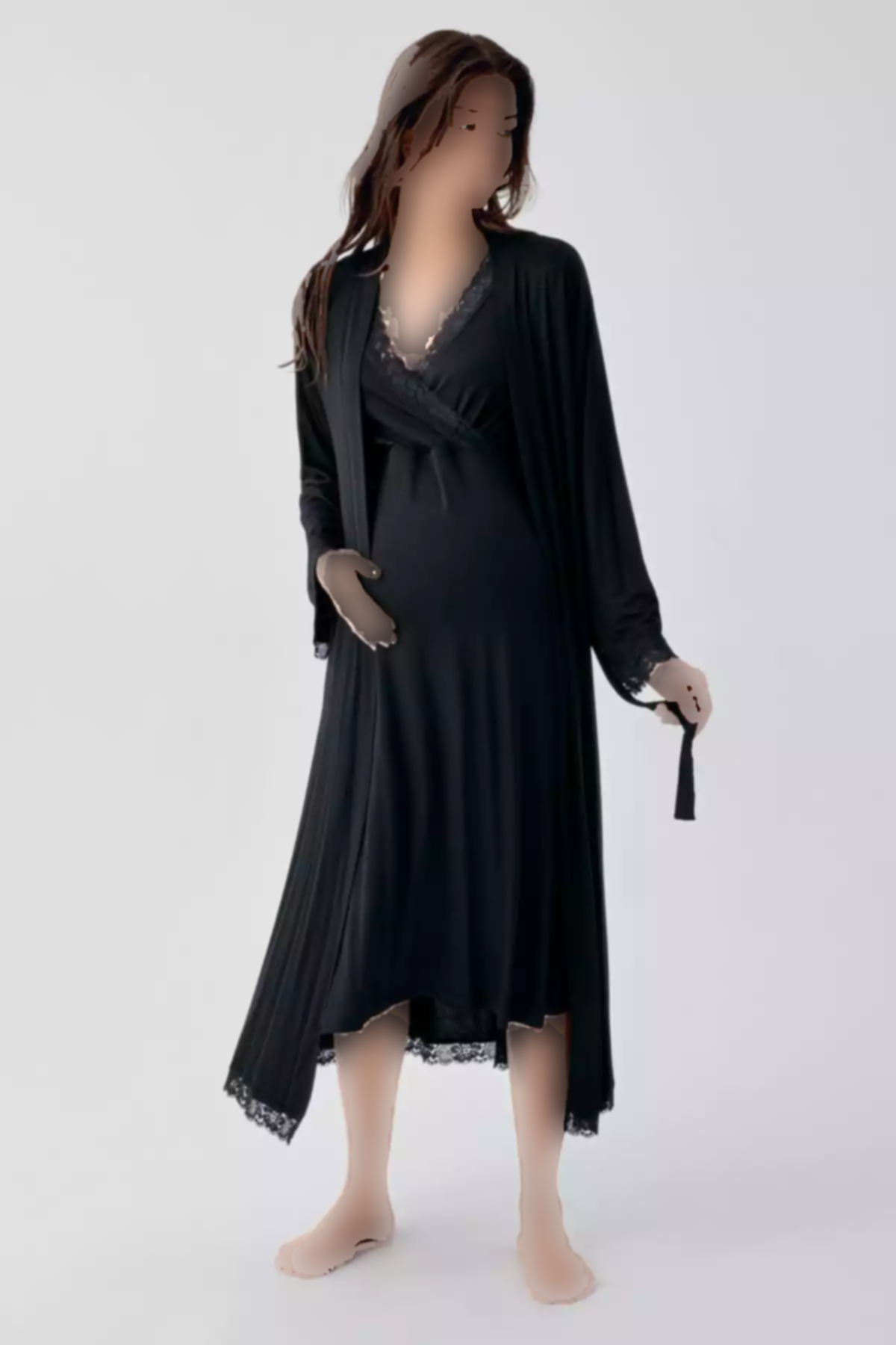 ست سرهمی بارداری لایکرا آستین بلند برند Artış کد 1758065466