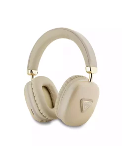 فلزی لوگودار طلایی هدفون رو برند Guess کد 1758001275