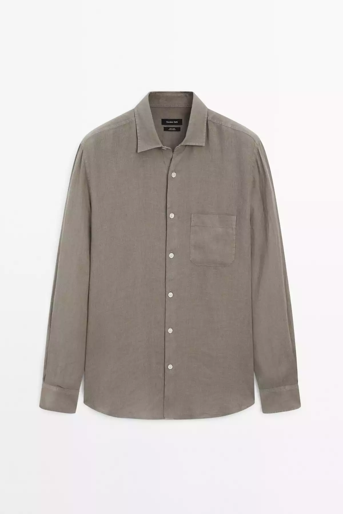 پیراهن متناسب طرحدار جیبدار برند Massimo Dutti کد 1757752027