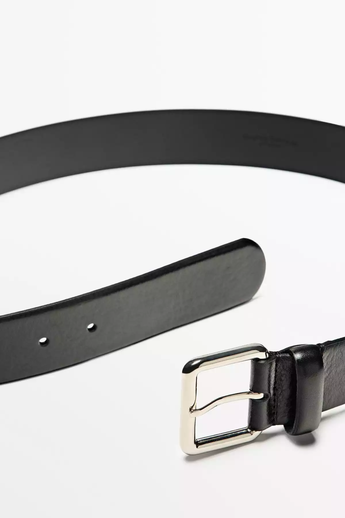 کمربند چرم سگک دار مربع ناپا برند Massimo Dutti کد 1758022930