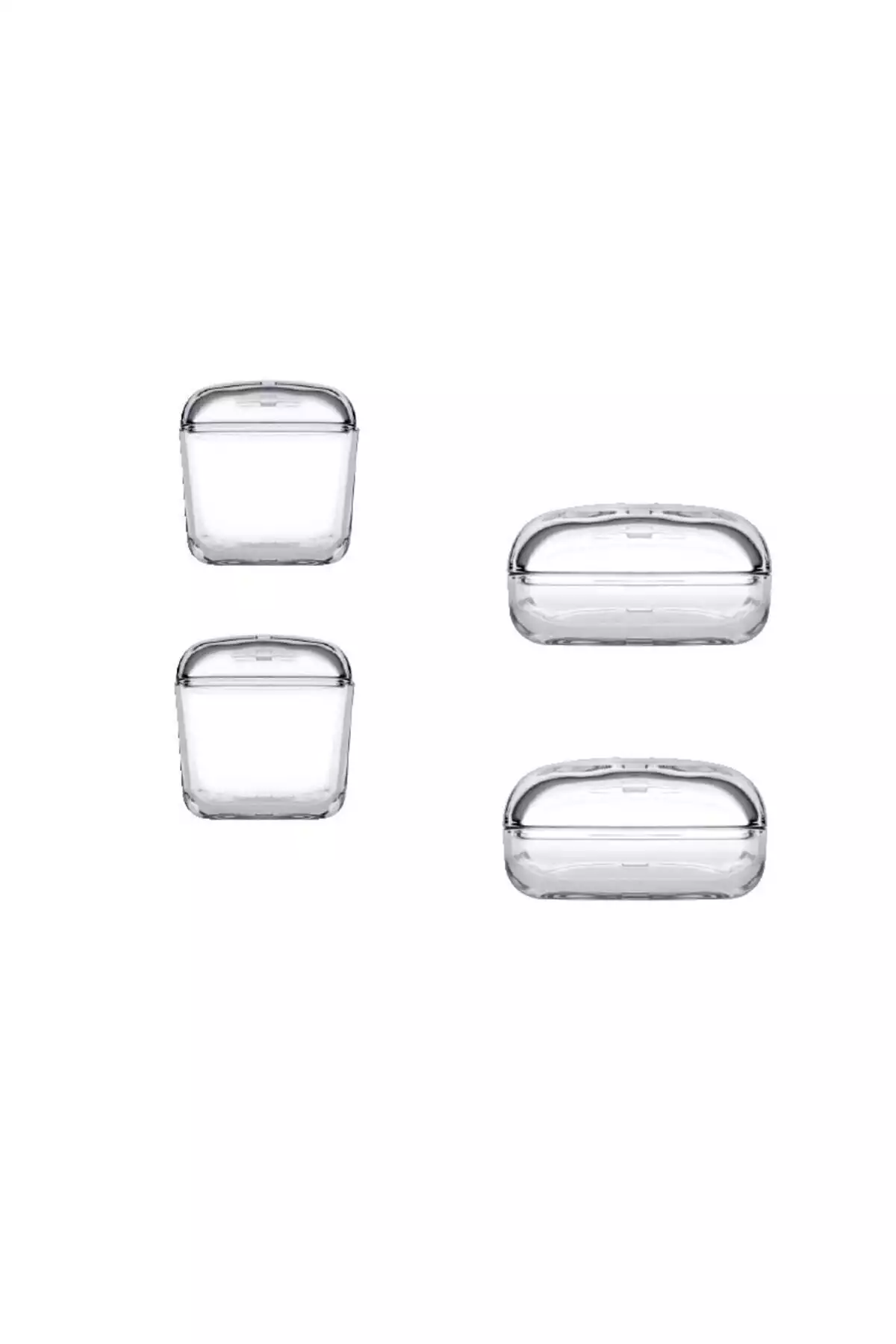 ظرف نگهداری ست شیشه ای دربدار 96888 4 عدد برند Paşabahçe کد 1758220864