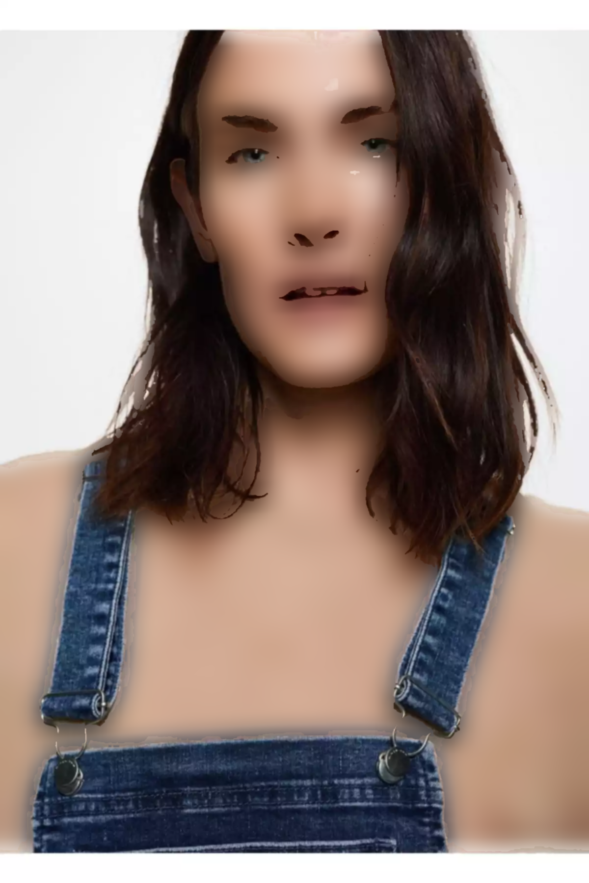 سرهمی بلند جین برند MANGO کد 1757727670