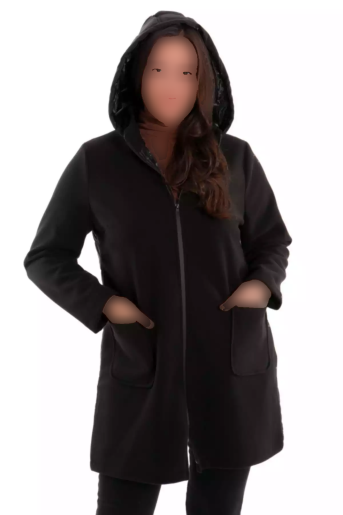 پنبه دوزی شده عقب پالتو مشکی برند metpoint کد 1757072470