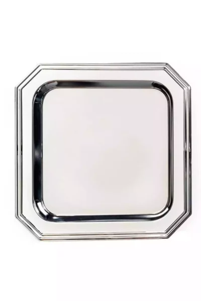 سینی فولادی مربع کوچک 2عدد برند Paşabahçe کد 1758451268