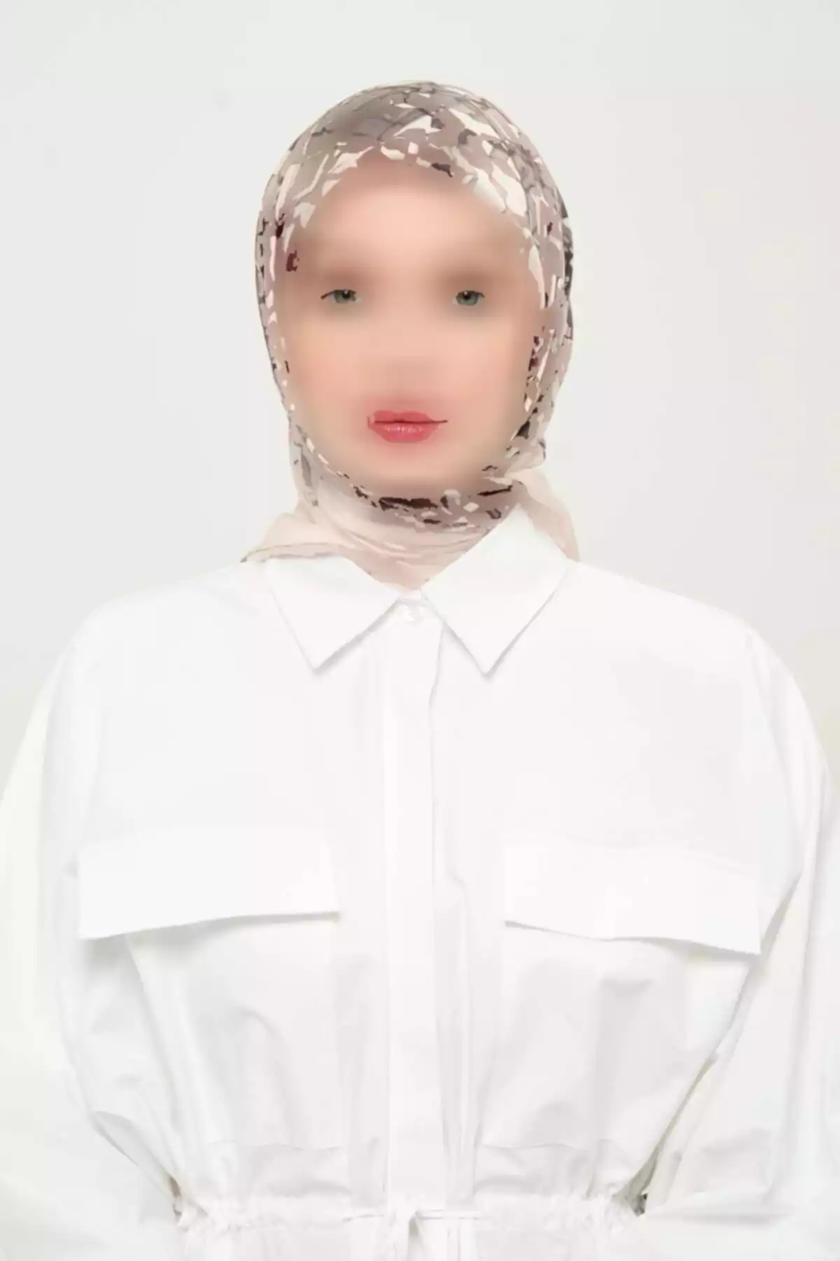 روسری لیز نمیخورد روزانه طرحدار چاپی چند رنگ غیر کریستالی برند Madame Polo کد 1757934728