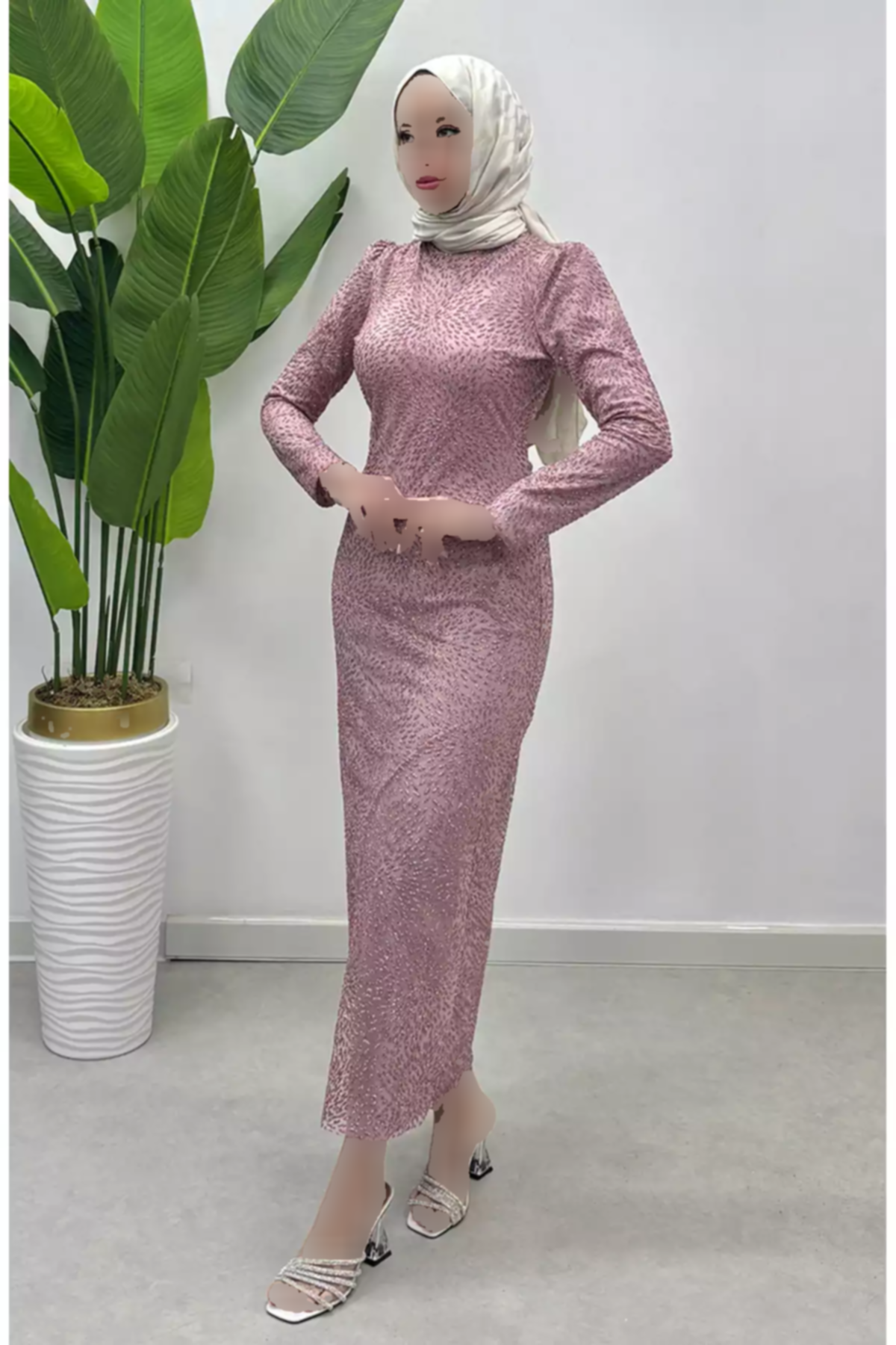 لباس مجلسی توری 02پودر اکریلیکی برند sefamerve کد 1758124270