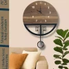 ساعت دیواری بی صدا چوب مونتاژ برند Nixar Desing کد 1758139923