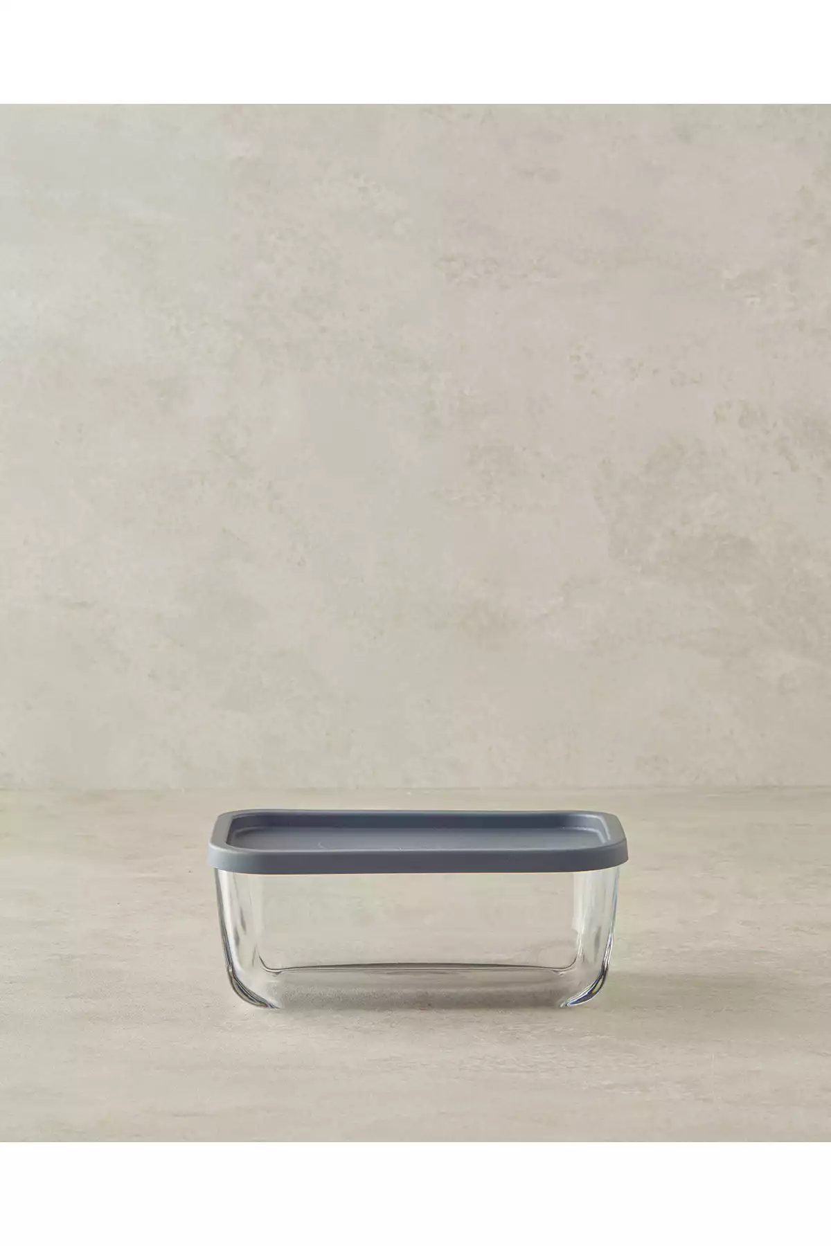 ظرف نگهداری تازه شیشه ای 1170میلی لیتر طوسی برند English Home کد 1758385387