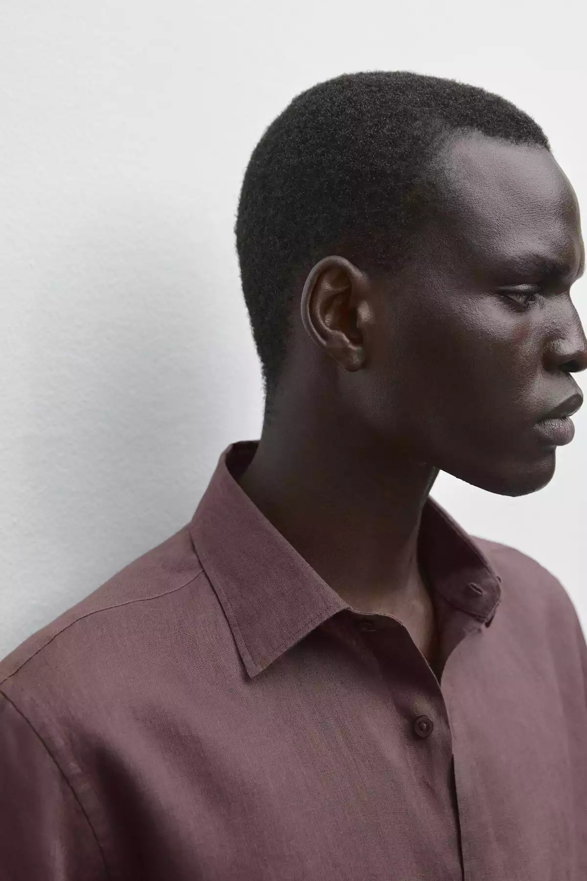 پیراهن اسلیم فیت 100کتان برند Massimo Dutti کد 1757751909