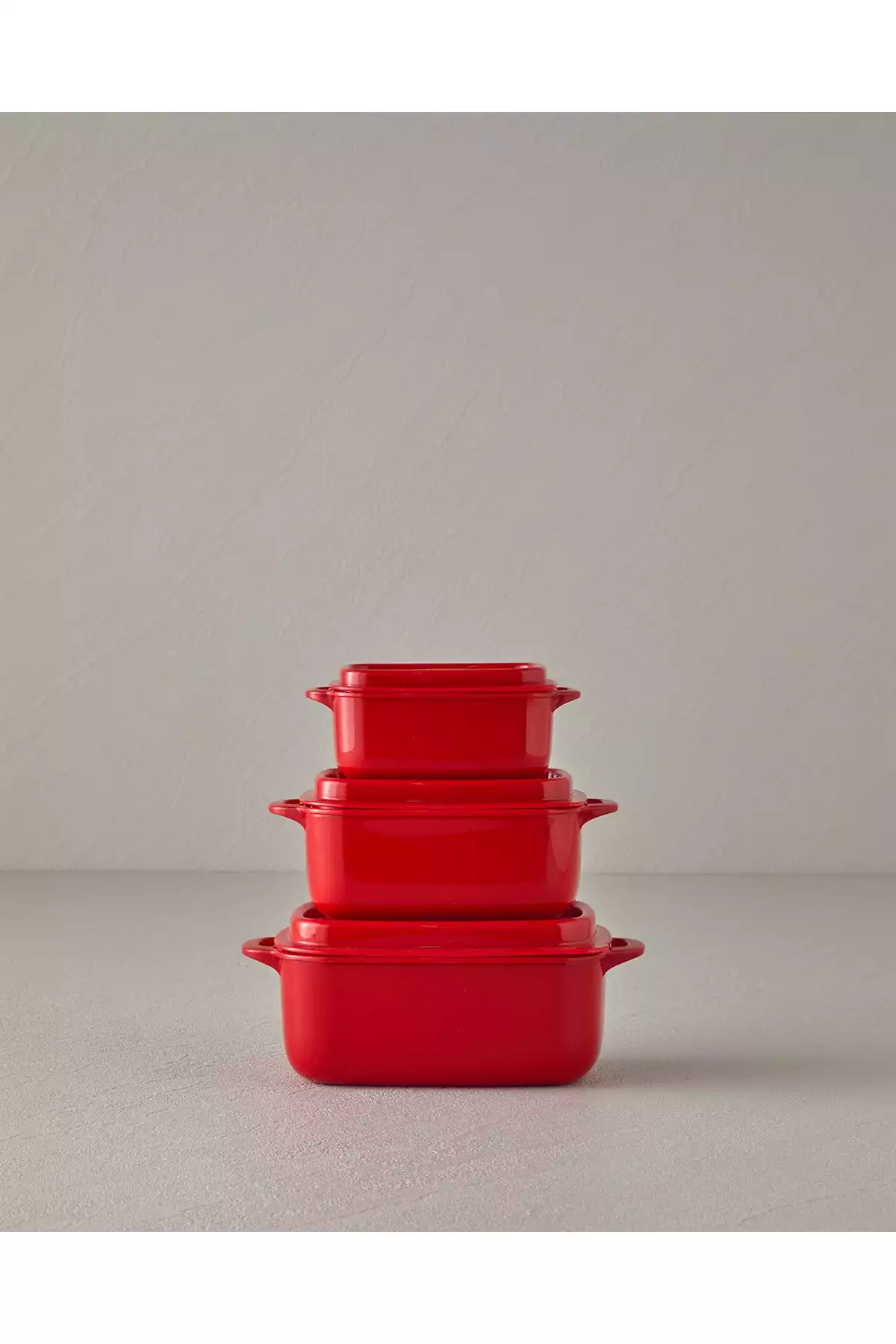 جعبه ناهار غذا پلاستیکی قرمز برند English Home کد 1758385326