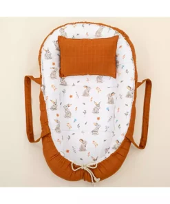 کریر خرگوش muslin دو طرفه آجری قهوهای .بالش-. برند Yunikobaby کد 1757090529
