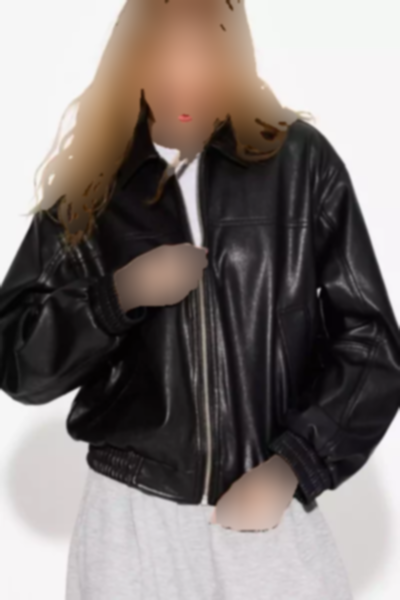 کت چرم گشاد مصنوعی برند Bershka کد 1758259386