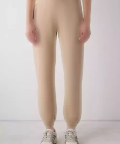 شلوار راحتی دور کمر بلند طرحدار پنبه دوزی شده بژ سعود برند Penti کد 1757202548