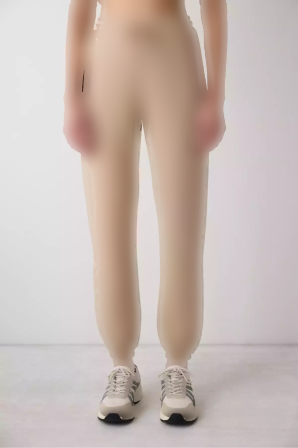 شلوار راحتی دور کمر بلند طرحدار پنبه دوزی شده بژ سعود برند Penti کد 1757202548