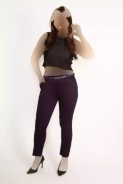 اکسسوار دار کمربند جیب پارچه عقب سایز بزرگ بنفش شلوار زنانه برند Şans کد 1758321674