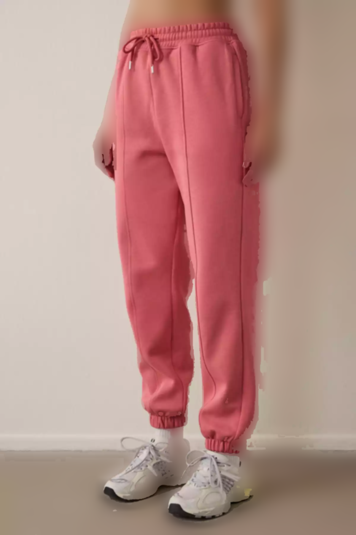 شلوار راحتی ست گشاد دور کمر جاگر دوخت وسط o برند Penti کد 1758048069