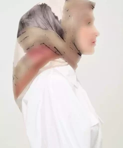 روسری لیز نمیخورد روزانه طرحدار چاپی چند رنگ غیر کریستالی برند Madame Polo کد 1757934730
