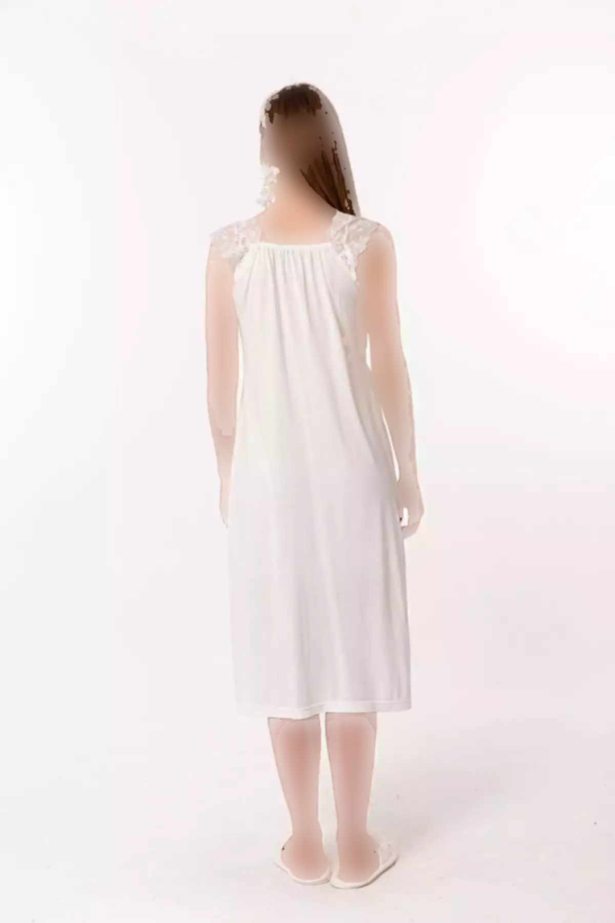 ست لباس شب بلند و گشاد شیری بارداری برند ByLohusa کد 1758055269