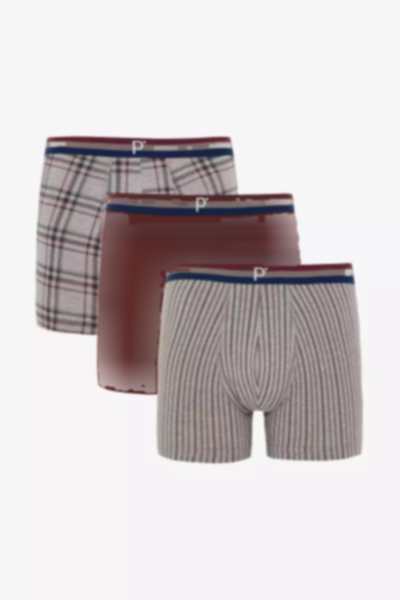 لباس زیر ارگانیک دور کمر چهارخونه مردانه قهوه‎ای برند Penti کد 1757572449