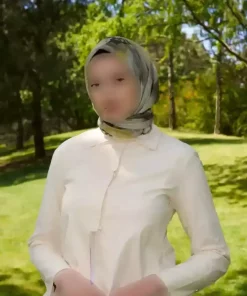 روسری طرح سبز برند Madame Polo کد 1757934732