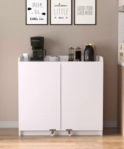 کابینت کمد آشپزخانه انبار مواد غذایی سفید چند کاربردی برند Bofigo کد 1758001270