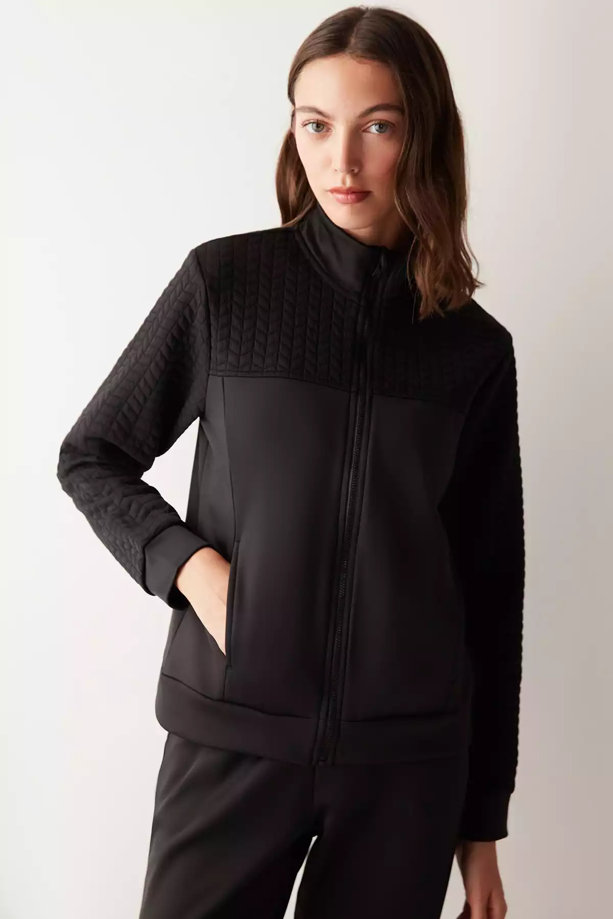 کت پنبه دوزی شده مشکی برند Penti کد 1758269470