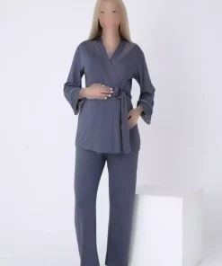 لباس راحتی طرح توری از جلو بسته شدنی بارداری برند Miss Dünya Lissa کد 1757054471
