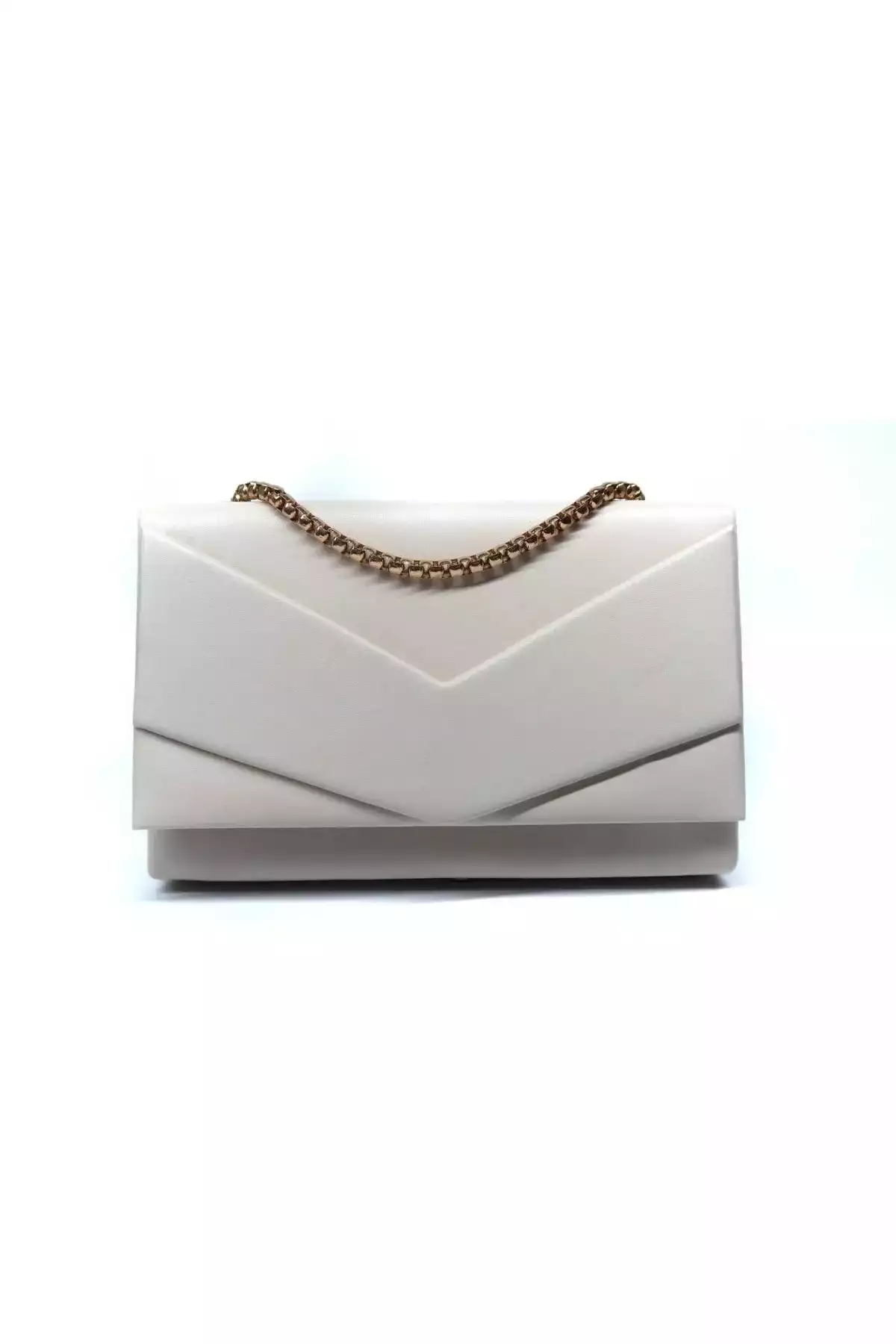 کیف دوشی کرم زنجیردار مدل زنانه برند VALESCO کد 1758397271