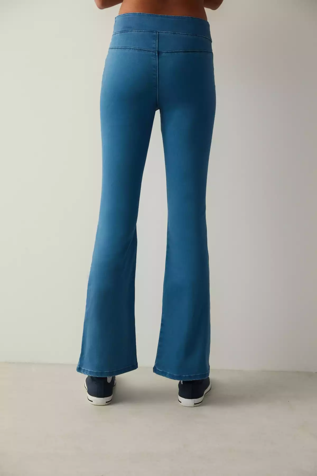 دور کمر بلند پاچه جین آبی شلوار برند Penti کد 1758030193