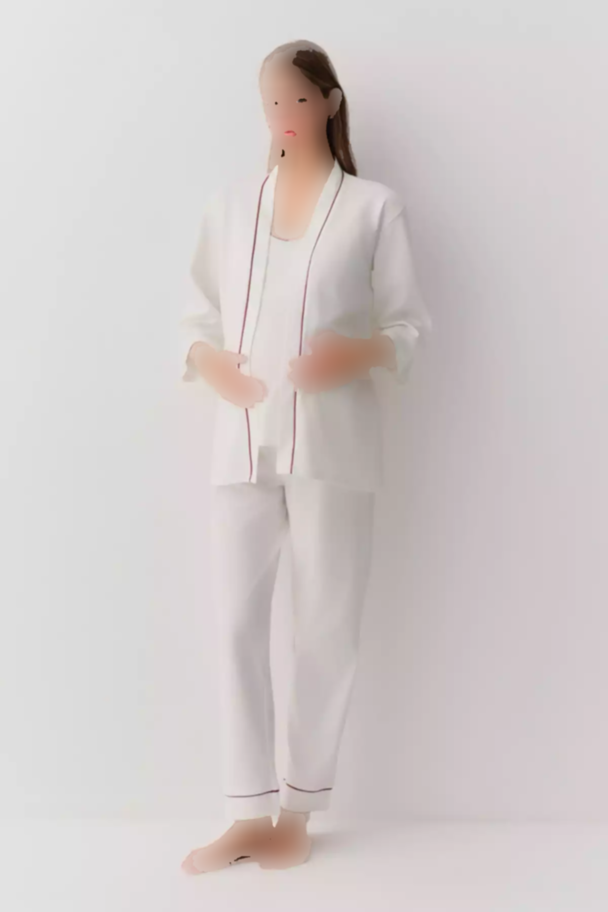 لباس راحتی 3تیکه دار مروارید بارداری برند Suwen کد 1757668808