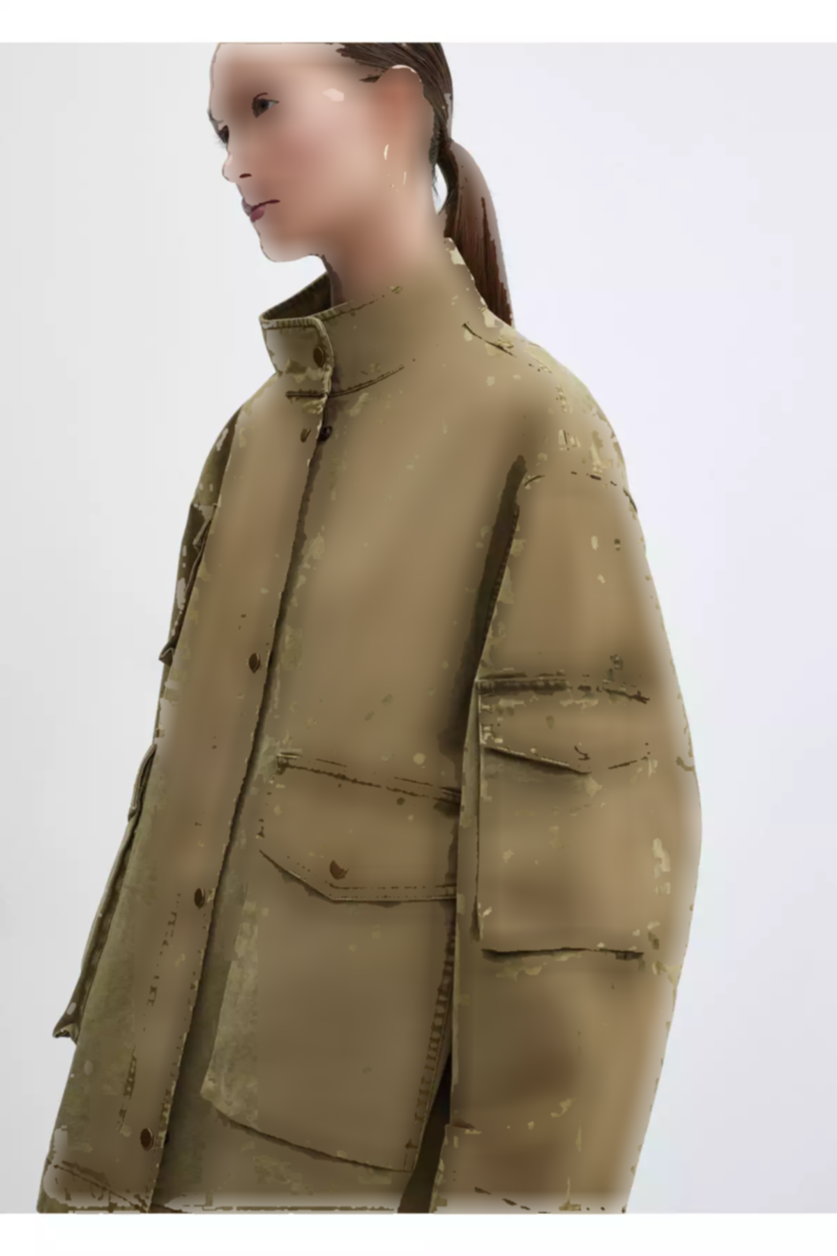 خاکی پالتو زنانه برند MANGO کد 1757704274