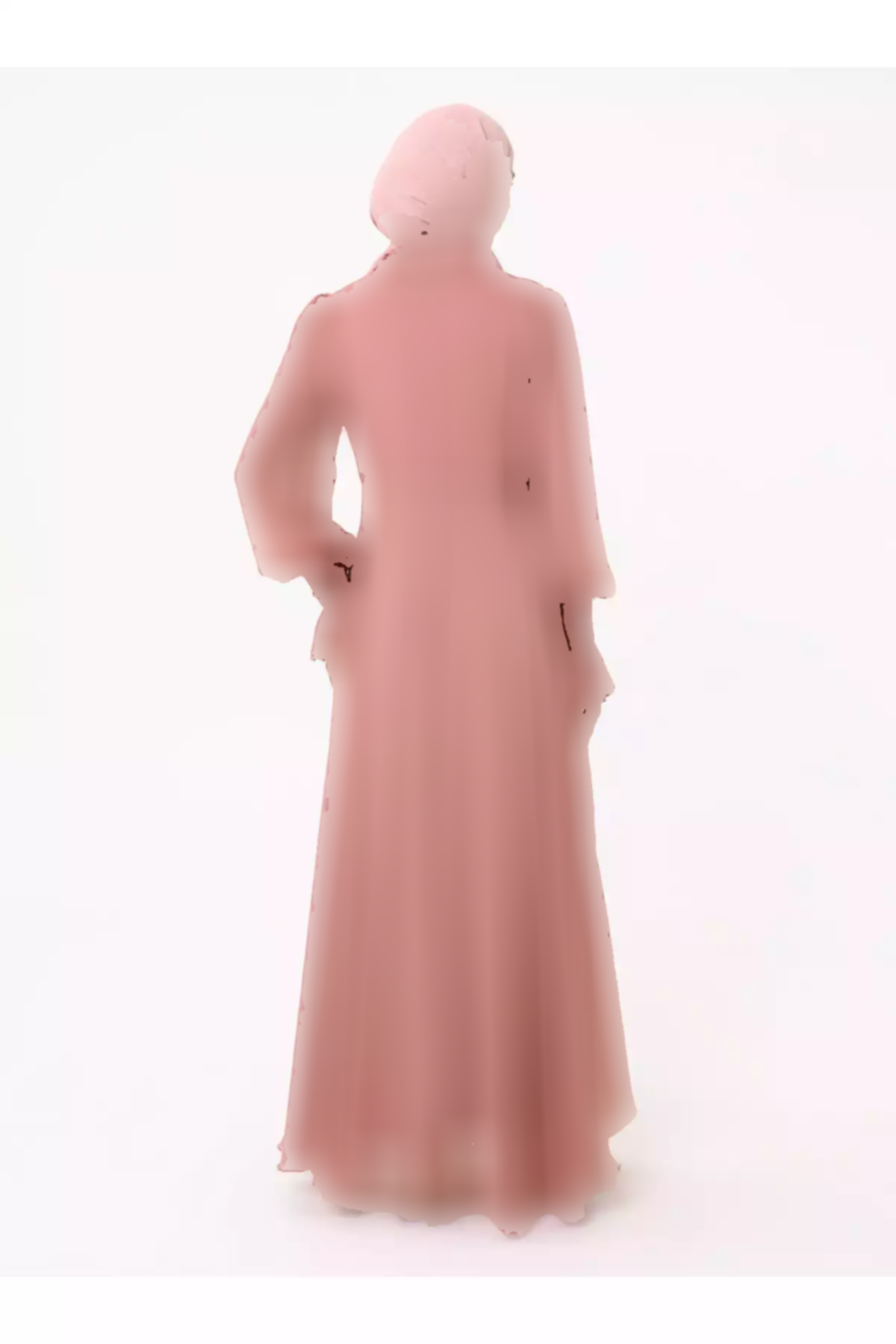 لباس مجلسی پوشیده شیفون رنگ گل رز یوریو برند Refka کد 1758123063