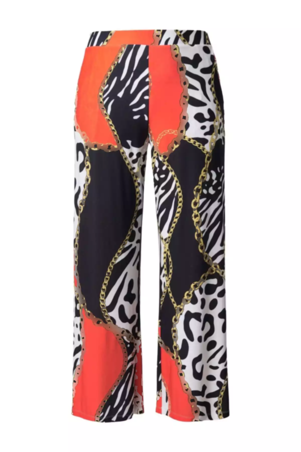 جیب دار زنجیردار دور کمر عقب سایز بزرگ شلوار زنانه برند Şans کد 1757956268