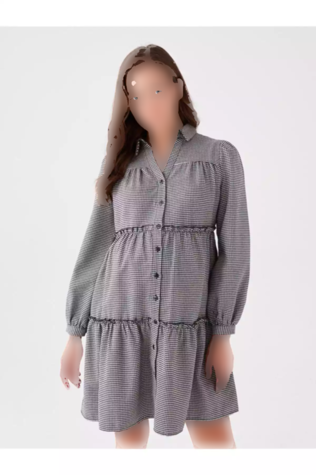 پیراهن بارداری آستین بلند طرحدار برند LC Waikiki کد 1759254727