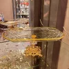 سرویس پذیرایی فلزی سری طلایی پایه‎دار برند Paşabahçe کد 1757662749