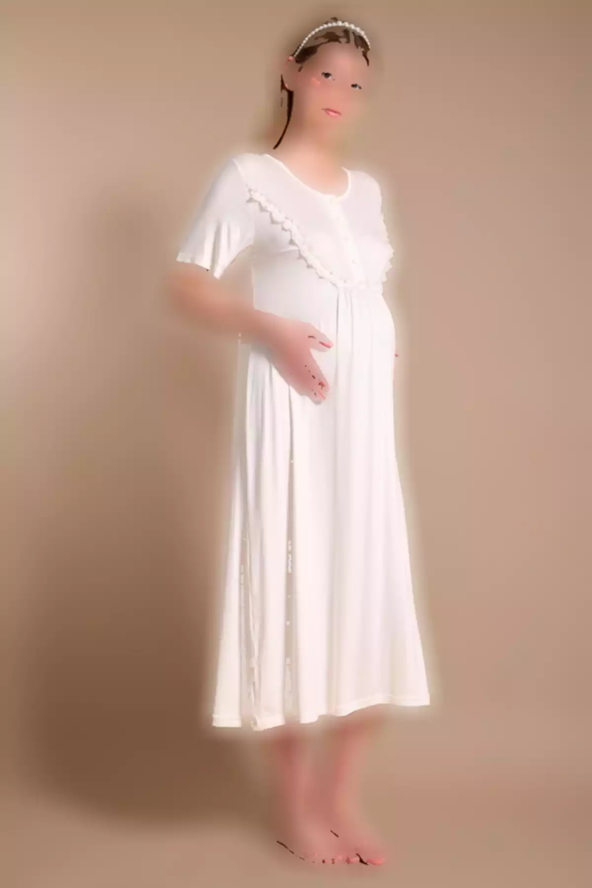 ست لباس شب کامل بلند و گشاد قد برند Rimel Homewear کد 1758057672