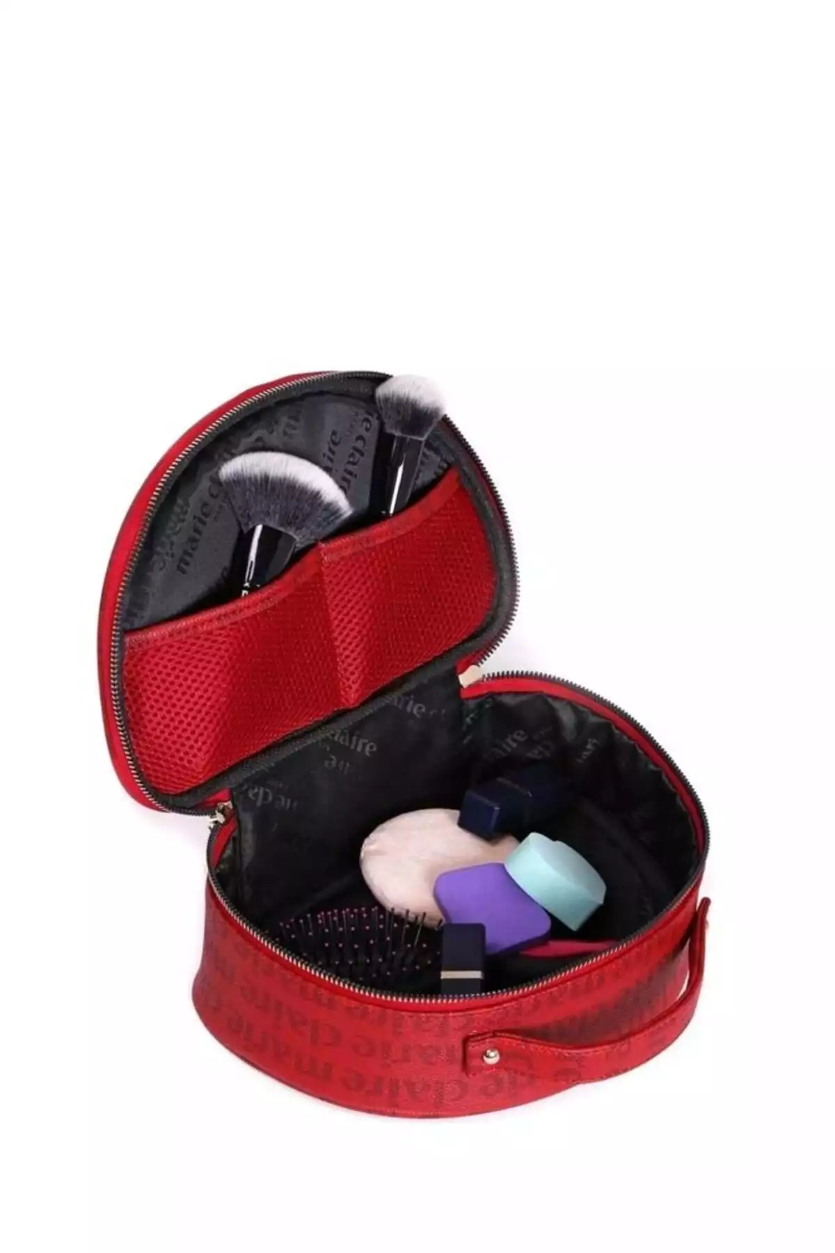 کیف لوازم آرایش جولای زنانه زرشکی برند Marie Claire کد 1758433272