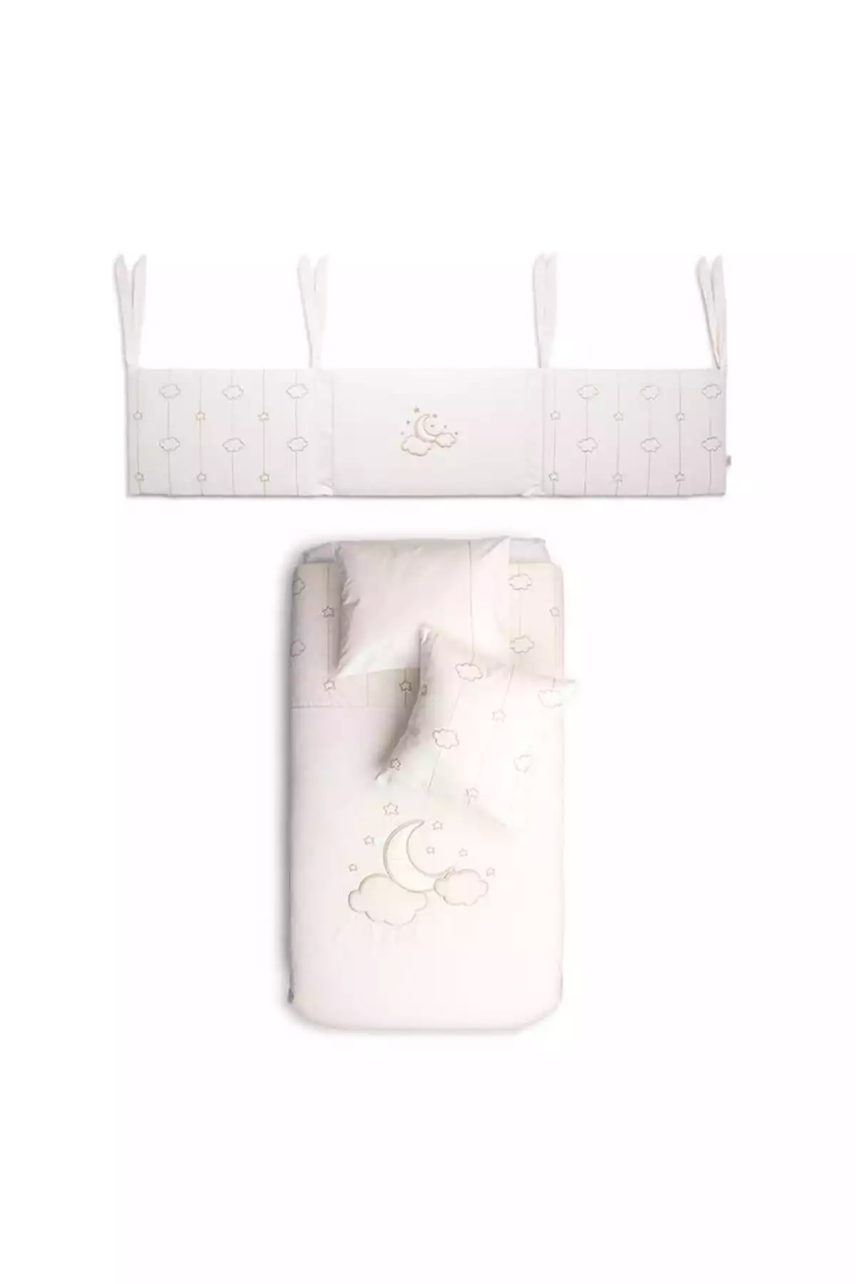 ست خواب ظریف luna شیری سانتی متر برند Funna Baby کد 1757007667