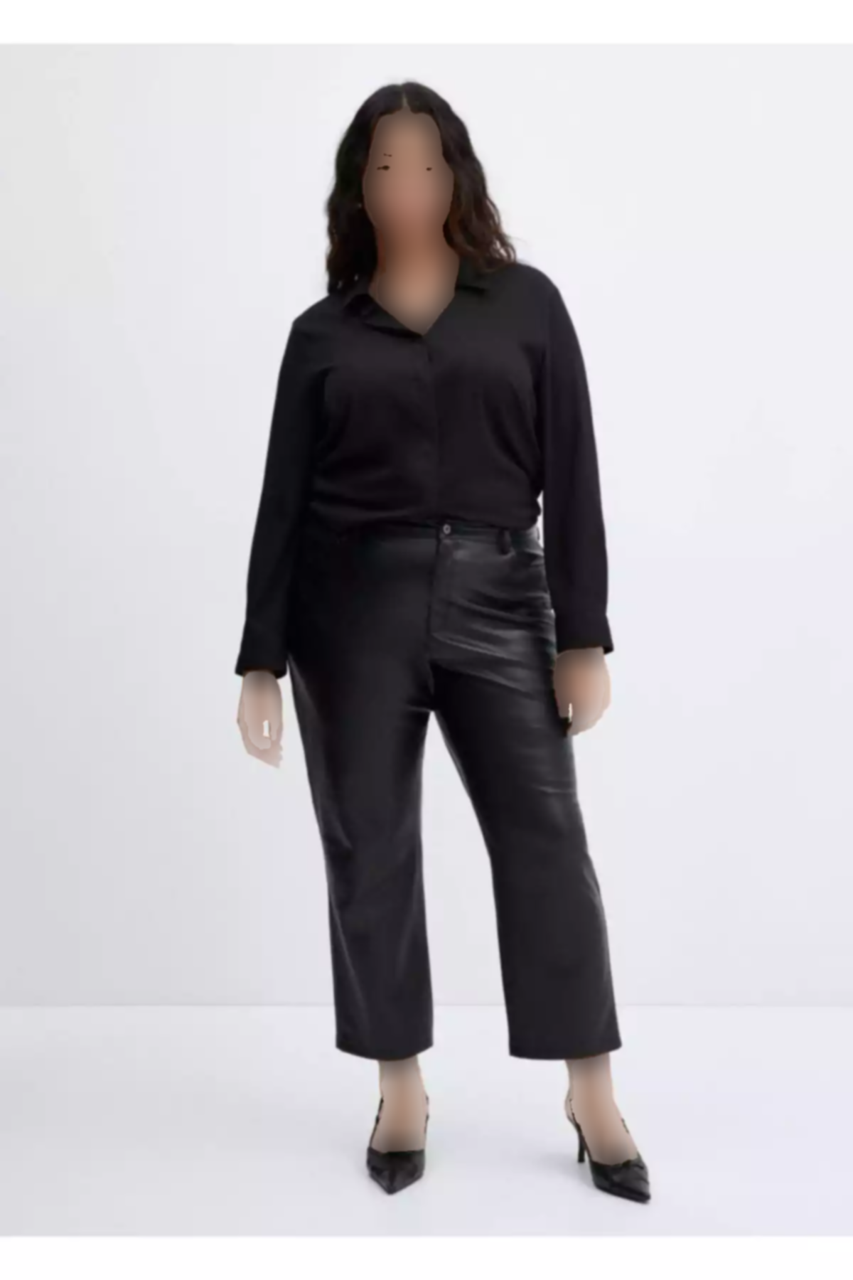 برش ساده به صورت شلوار چرم برند MANGO کد 1758112865