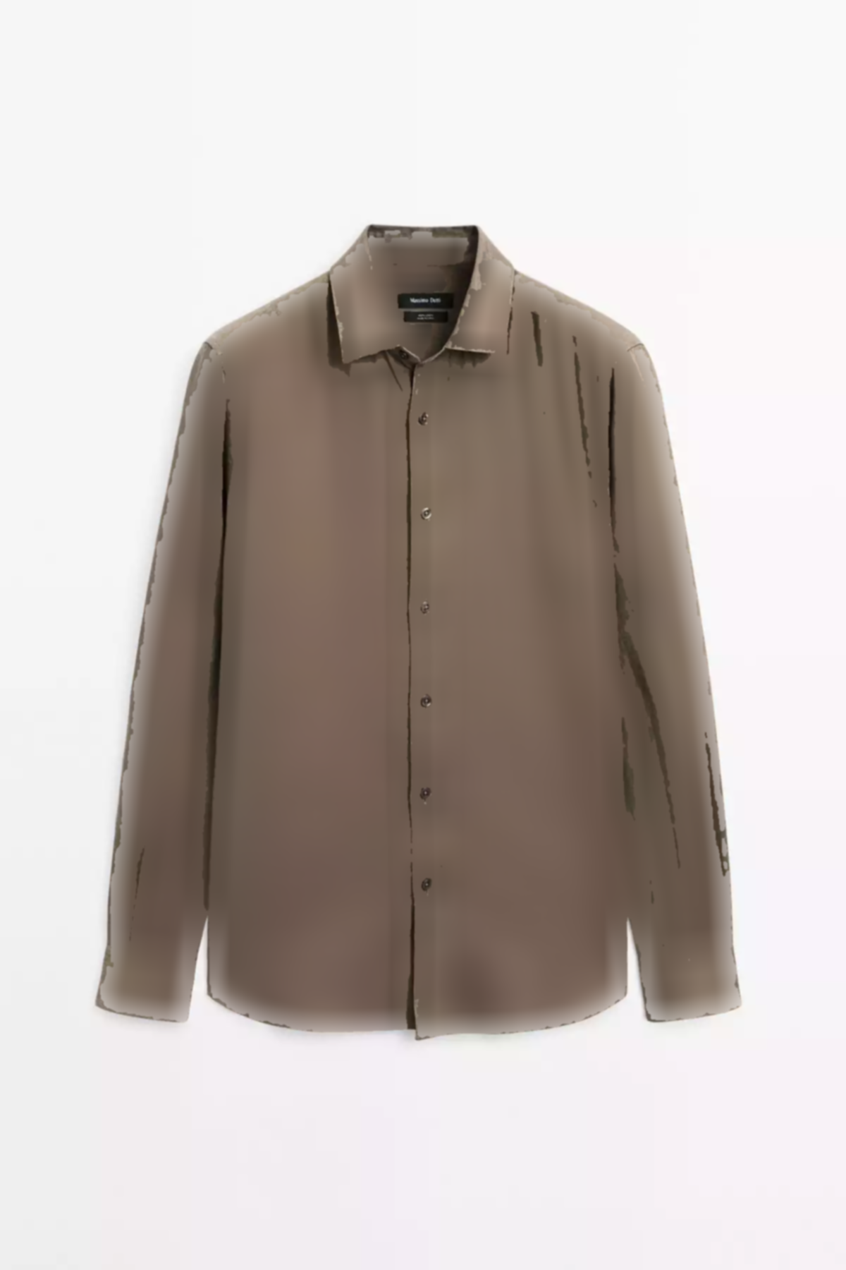 پیراهن اسلیم فیت 100کتان برند Massimo Dutti کد 1757754849