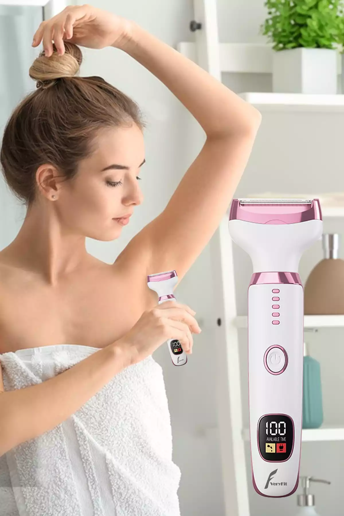 دستگاه شارژی موکن مو کن ست بدن نوک اصلاح 10 50 برند VERYFİT کد 1757293989