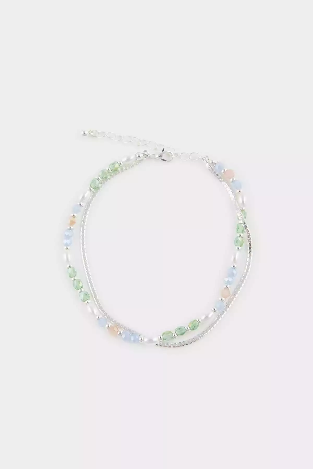 مروارید دوزی شده نقره ای زنانه برند Defacto کد 1757272449