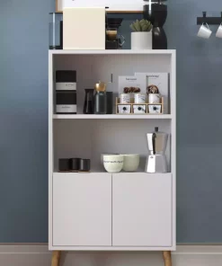 کابینت آشپزخانه گوشه ای 2طبقه دار چند کاربردی قهوه برند Monte Sehpa کد 1757961672