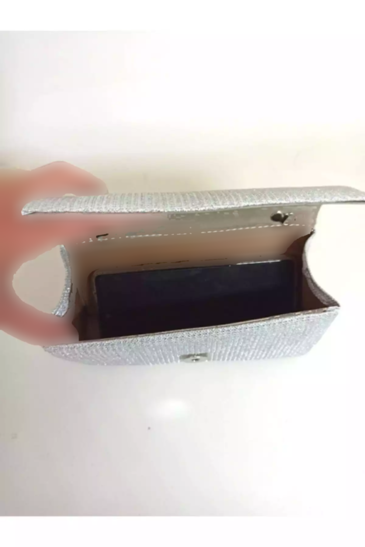 کیف مجلسی کوچک اکریلیکی نقره زنانه برند dizaynbag کد 1758415264