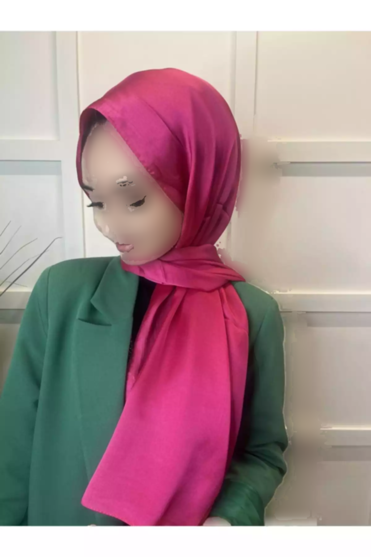 شال شیفون 00823سرخابی جانجان، برند Madame Polo کد 1757932872