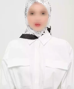روسری لیز نمیخورد روزانه طرحدار چند رنگ غیر کریستالی دیجیتال برند Madame Polo کد 1757934723