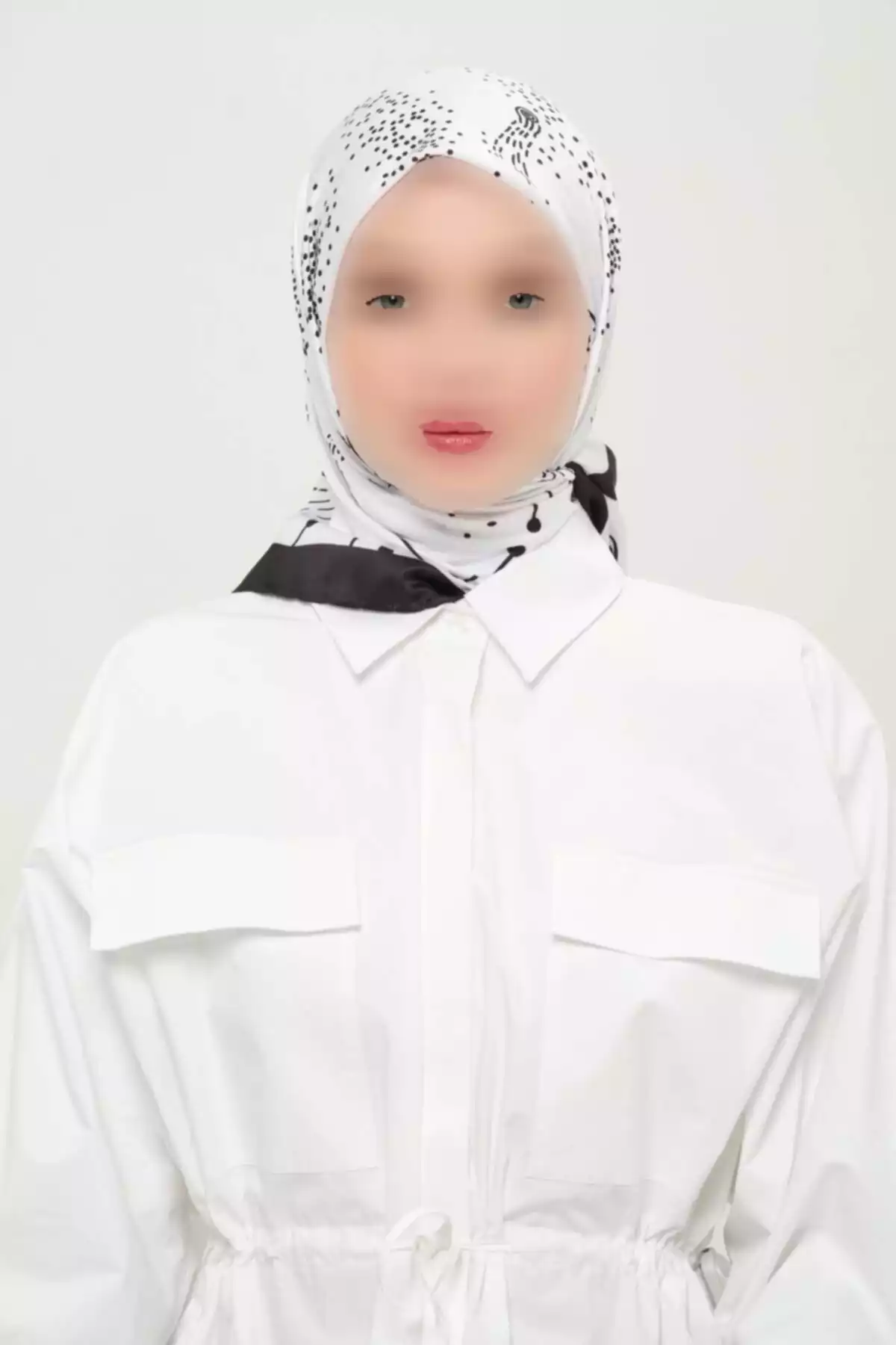 روسری لیز نمیخورد روزانه طرحدار چند رنگ غیر کریستالی دیجیتال برند Madame Polo کد 1757934723