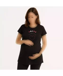 تیشرت آستین کوتاه مام بارداری برند ebebek Baby Mom کد 1758480066