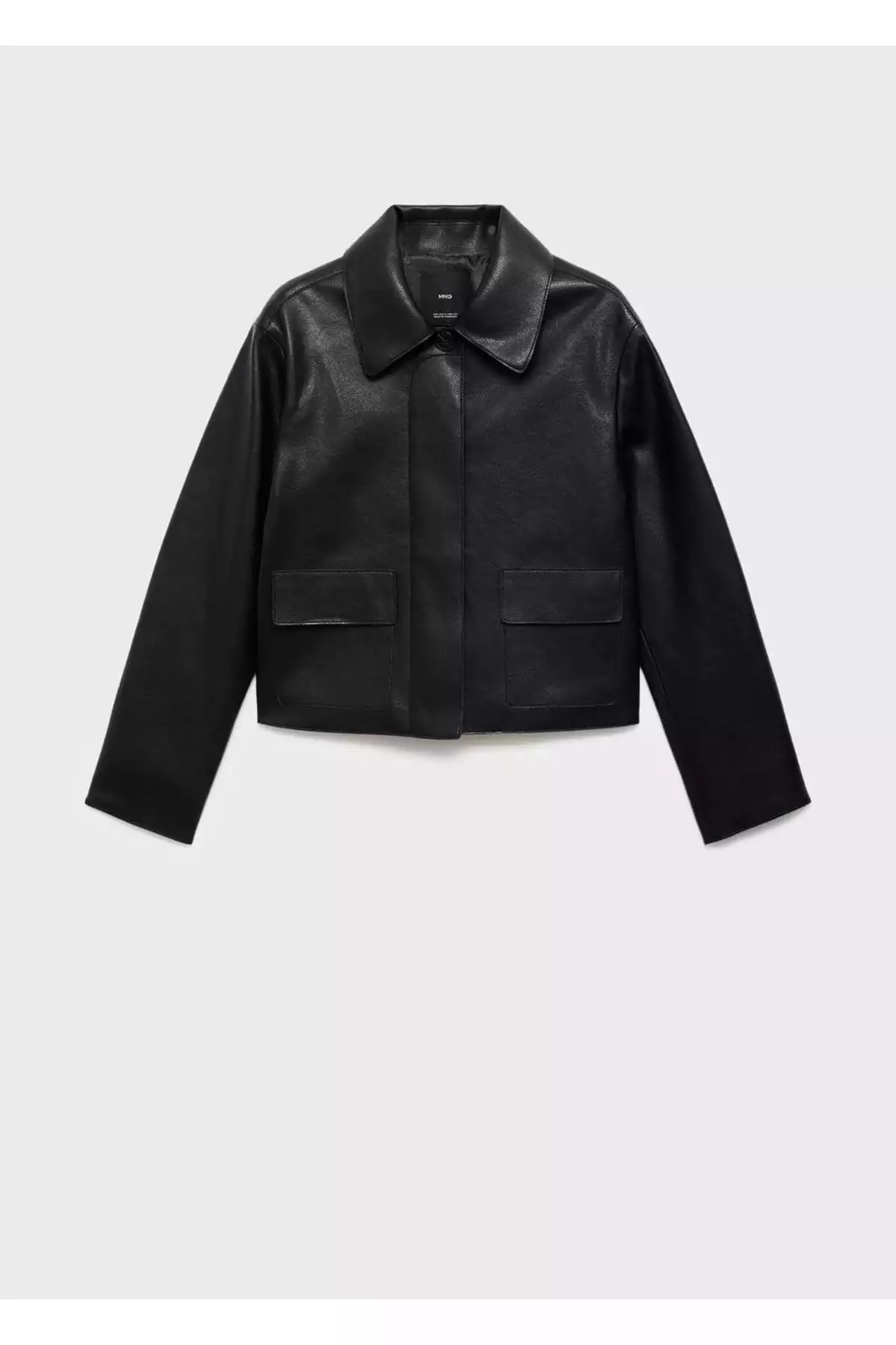 کت جیب دار به صورت چرم برند MANGO کد 1758269529