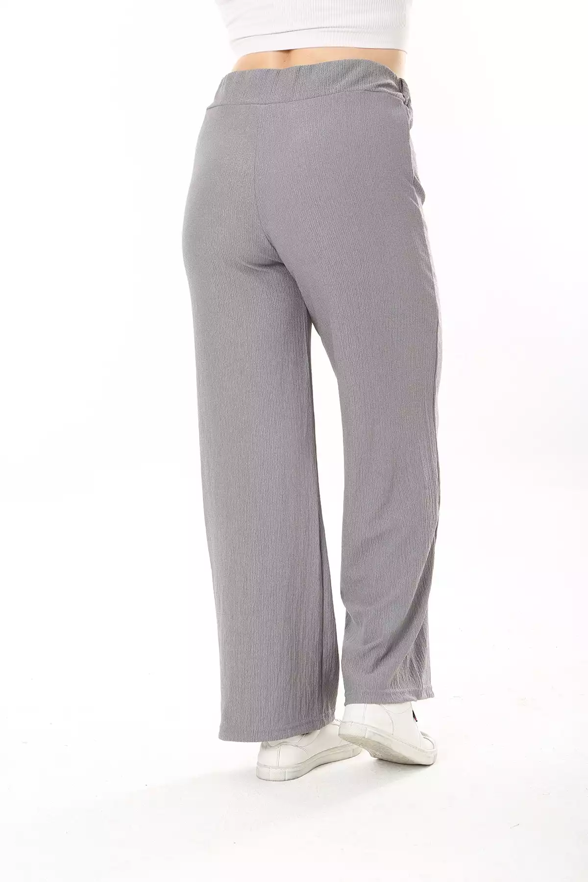 کمر کشی سایز بزرگ طوسی شلوار زنانه برند Şans کد 1757956267